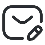 Sms Edit SVG Icon